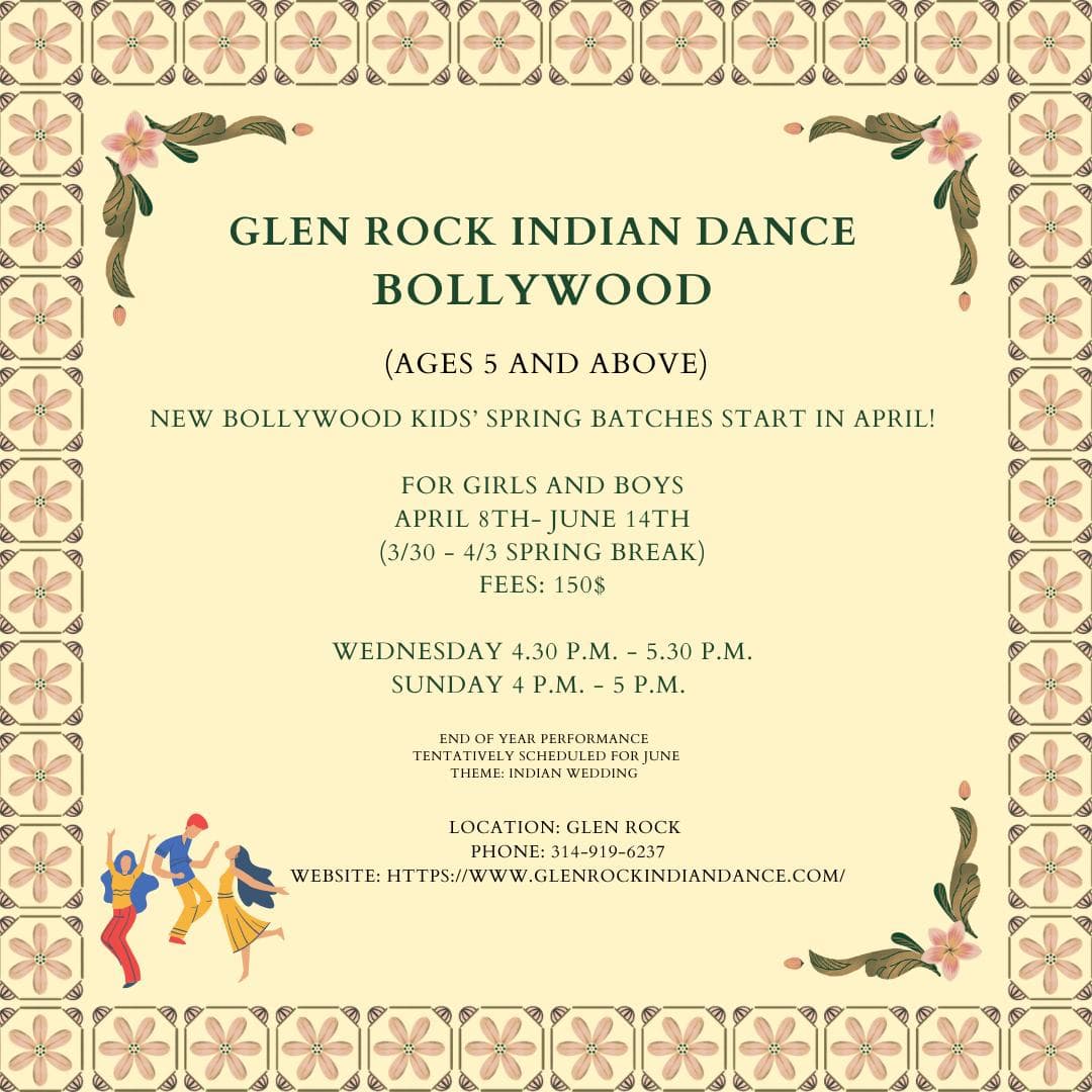 Upcoming Bollywood Kids batch starting May 26